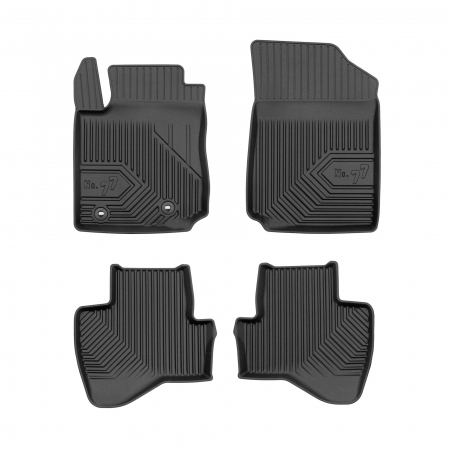 Covorase Auto Cauciuc - Covorase auto tip tavita Toyota Aygo II fabricatie 07.2014 - prezent, caroserie hatchback #1