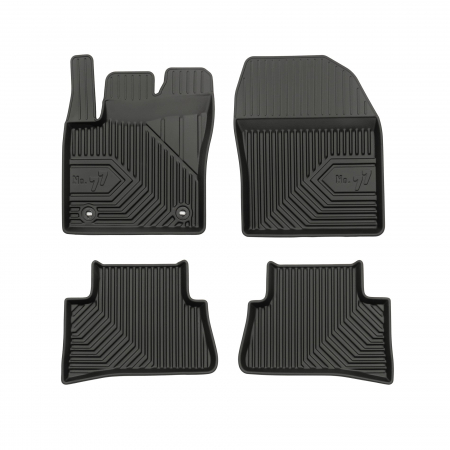 Covorase Auto Cauciuc - Covorase auto tip tavita Toyota C-HR fabricatie 01.2017 - prezent, caroserie suv #1