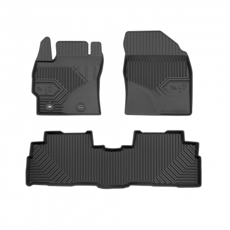 Covorase Auto Cauciuc - Covorase auto tip tavita Toyota Verso II fabricatie 03.2009 - 07.2018, caroserie van #1