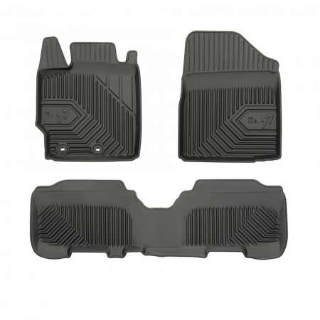 Covorase Auto Cauciuc - Covorase auto tip tavita Toyota Yaris II fabricatie 10.2005 - 2011, caroserie hatchback #1