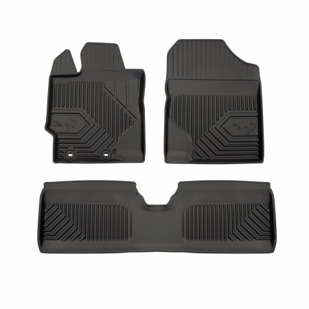 Covorase Auto Cauciuc - Covorase auto tip tavita Toyota Yaris III fabricatie 09.2011 - 08.2020, caroserie hatchback #1