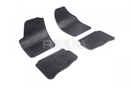 Covorase Auto Cauciuc - Covorase auto Volkswagen Polo IV, caroserie Hatchback, fabricatie 11.2001 - 2009, 5 locuri #1