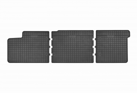 Covorase Auto Cauciuc - Covorase auto Volkswagen T5, caroserie Van, fabricatie 2003 - 05.2015, rand 2, cabina dubla #1