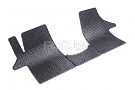 Covorase Auto Cauciuc - Covorase auto VW T5 / T6 Caravelle, 2 / 3 locuri, fabricatie 2006 - prezent (fata) #1