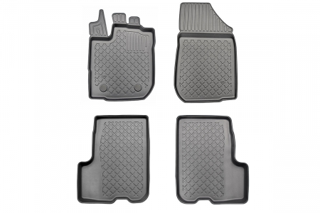Covorase Auto Cauciuc - Covorase tip tavita Dacia Logan II, caroserie Sedan, fabricatie 03.2013 - 12.2020 #1
