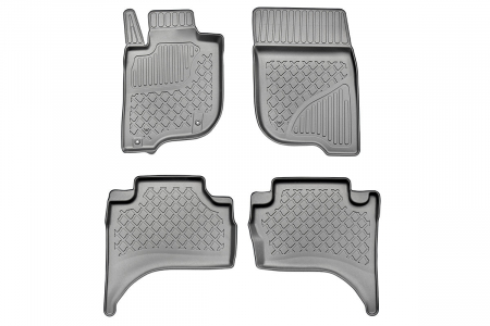 Covorase Auto Cauciuc - Covorase tip tavita Mitsubishi L200, caroserie Pick-up, fabricatie 06.2015 - prezent #1