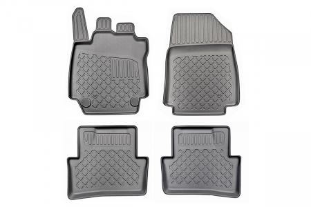 Covorase Auto Cauciuc - Covorase tip tavita Renault Captur I, caroserie SUV, fabricatie 04.2013 - 12.2019 #1