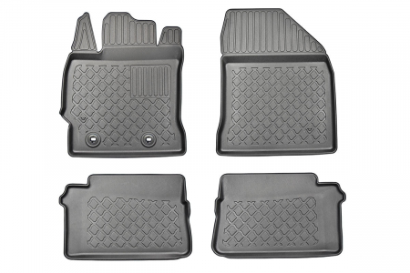 Covorase Auto Cauciuc - Covorase tip tavita Toyota Auris II, caroserie Hatchback, fabricatie 01.2013 - 12.2018 #1
