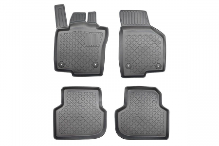 Covorase Auto Cauciuc - Covorase tip tavita Volkswagen Jetta VI, caroserie Sedan, fabricatie 01.2011 - 2018 #1