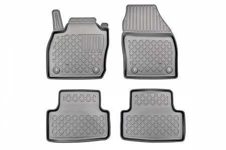 Covorase Auto Cauciuc - Covorase tip tavita Volkswagen T-Cross, caroserie SUV, fabricatie 04.2019 - prezent #1