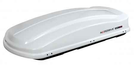 Cutie Portgabaj Auto - Cutie bagaje ABS D-Box 430 Litri Nordrive - Alb lucios