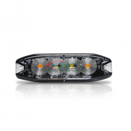 Flash-uri cu 4 LED Galben Hunter Slim 12v-24v [8]