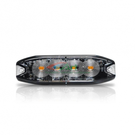Flash-uri cu 4 LED Galben Hunter Slim 12v-24v [17]
