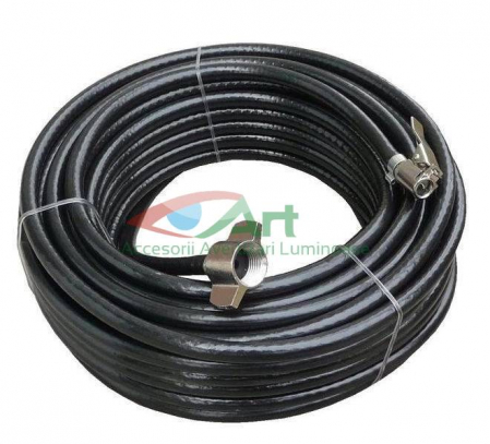Proiectoare si leduri - Furtun pentru umflat roti, 18m si max 15 bar AKC1045
