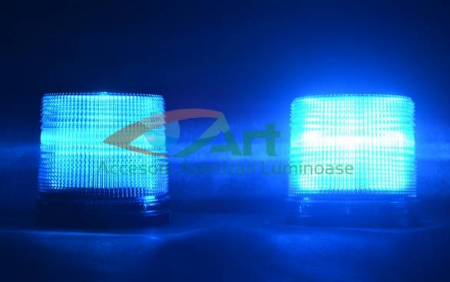 Led - Girofar LED Albastru 12v