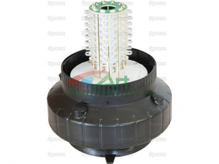 Girofar LED cu acumulator prindere magnetica/ventuza [13]