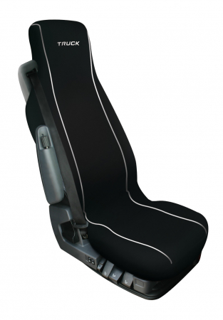 Husa scaun camion Silvia bumbac 1buc - Negru [6]