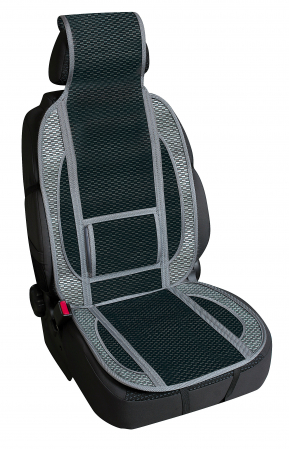 Husa scaun fata bambus Fresco-Sport 1buc - Negru/Gri [4]