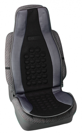 Husa scaun fata Pilot cu magneti 1buc - Gri/Negru [6]