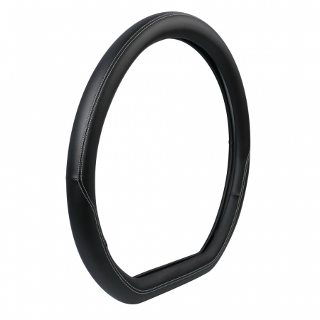 Accesorii camion - Husa volan camion Club Skeentex - Negru - Iveco S-Way (10/2019>) - Scania R/S serie 7 (11/2016>)
