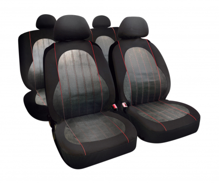 Accesorii Auto - Huse scaun Alyssa 9buc - Antracit