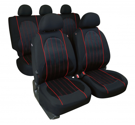 Accesorii Auto - Huse scaun Alyssa 9buc - Negru
