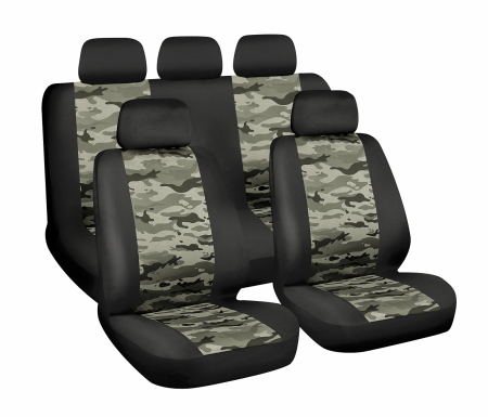 Huse scaun Camo Air-Force 9buc - Camuflaj [6]
