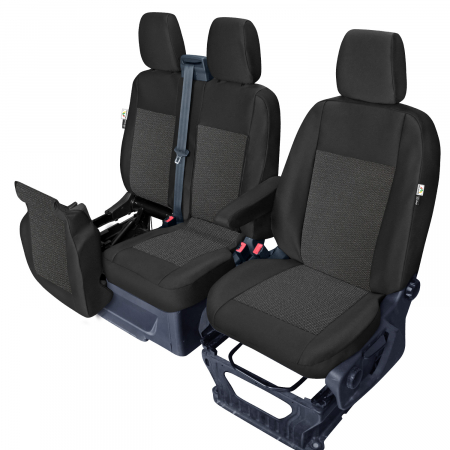 Huse scaun fata dedicate pentru Ford Transit Custom (pana la 06.2018 - de la 06.2018), cu masuta - 1+2 Locuri [14]