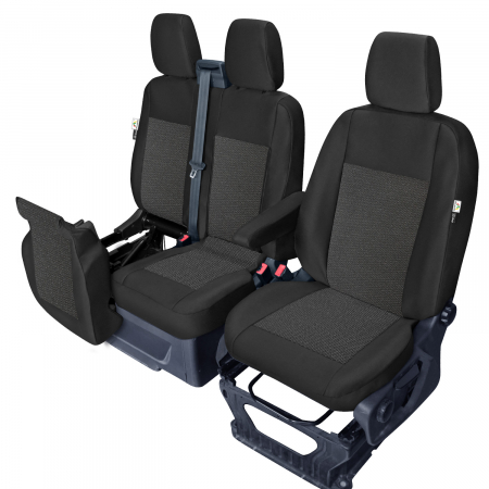 Huse scaun fata dedicate pentru Ford Transit Custom (pana la 06.2018 - de la 06.2018), cu masuta - 1+2 Locuri [2]