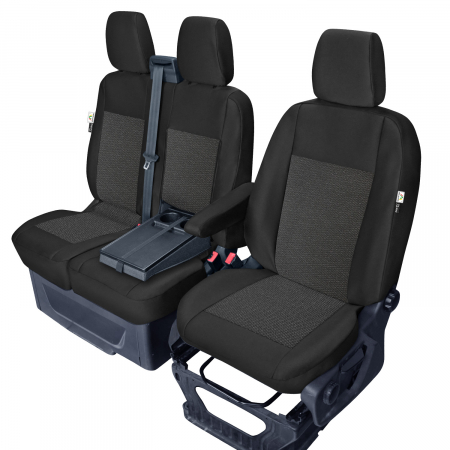 Huse scaun fata dedicate pentru Ford Transit Custom (pana la 06.2018 - de la 06.2018), cu masuta - 1+2 Locuri [13]