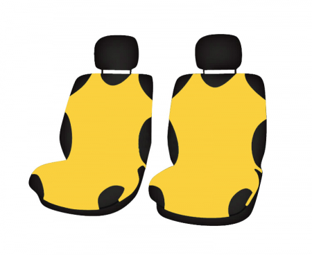 Accesorii auto interior - Huse scaun fata maieu Koszulki 2buc - Galben