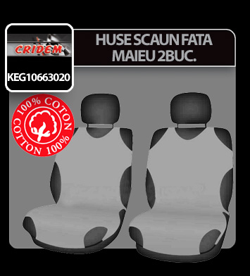 Huse scaun fata maieu Koszulki 2buc - Gri [6]