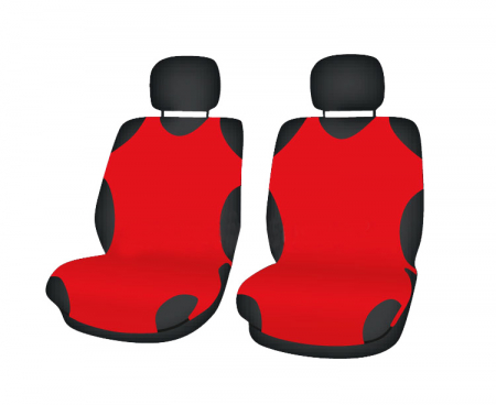 Accesorii auto interior - Huse scaun fata maieu Koszulki 2buc - Rosu