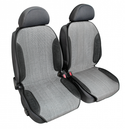 Accesorii Auto - Huse scaun fata Sporting Fresh fibra naturala 2buc - Gri