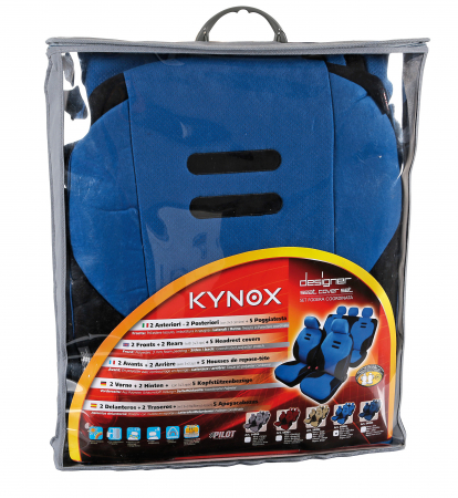 Huse scaun Kynox 9buc - Albastru [2]