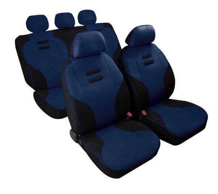Accesorii Auto - Huse scaun Kynox 9buc - Albastru inchis