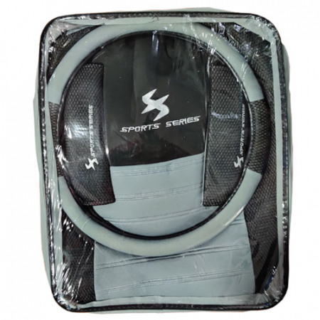 Huse scaun Sport Series 13buc - Negru/Gri [4]