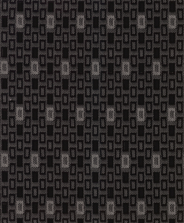 Huse scaun Square set 9buc jacquard high-quality - Negru [7]
