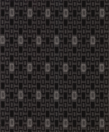 Huse scaun Square set 9buc jacquard high-quality - Negru [4]
