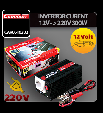 Invertor curent de la 12V la 220V 300W Carpoint [9]