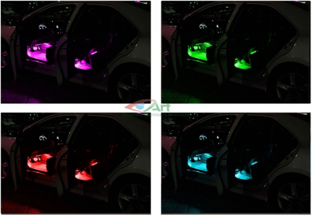 Kit banda LED SMD RGB pentru interor cu telecomanda [1]