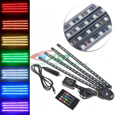 Kit banda LED SMD RGB pentru interor cu telecomanda [2]