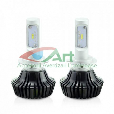 Electrice Auto - Kit Becuri Led H7 4000Lm Can-Bus