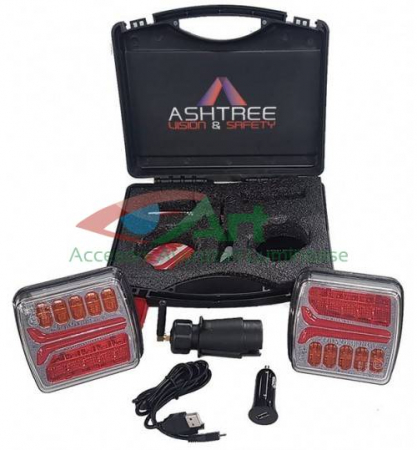 Kit lampi wireless LED semnal dinamic magnetice LA60035 [9]