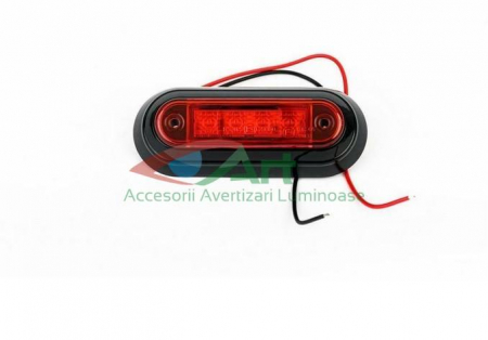 Electrice Auto - Lampa de gabarit 4 LED rosie MAR889