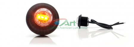 Lampa de pozitie galbena ingropata W80-670 [5]