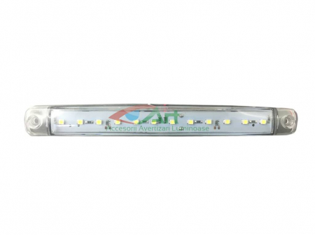 Electrice Auto - Lampa gabarit 12 LED-uri 12V-24V Alba