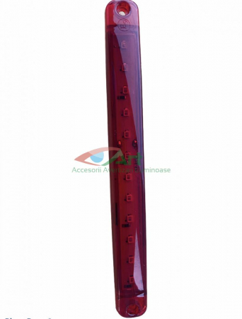 Lampa gabarit 12 LED-uri 12V-24V Rosie [2]
