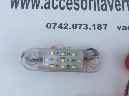 Lampa gabarit cu 9 LED 12V-24V Alb AD0174B [8]