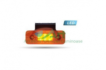 Lampa gabarit cu 9 led si suport Galbena [4]